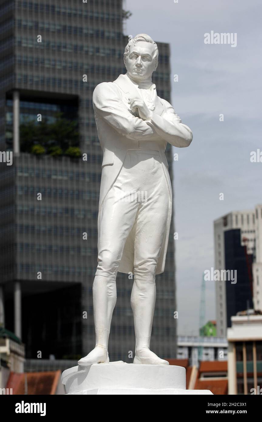 Samford Raffle Raffles statue sir stamford raffles hi-res stock photography and images ...