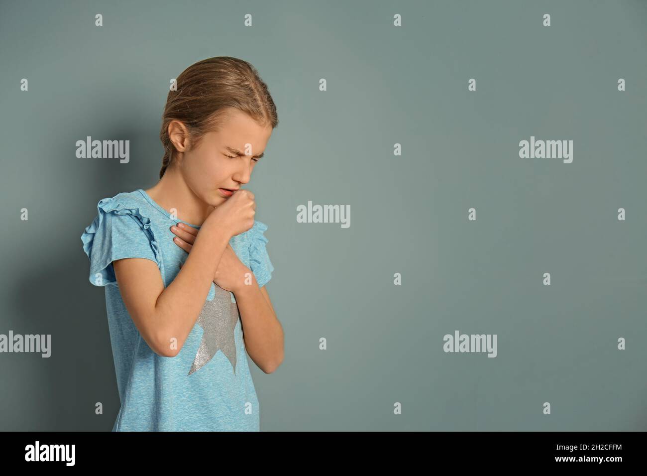 Child coughing chest hires stock photography and images Alamy