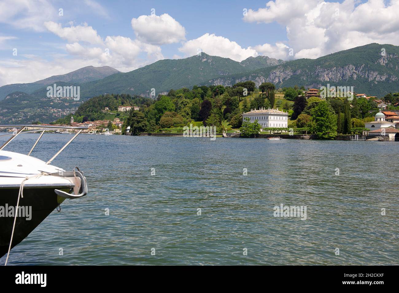 Italy, Lombardy, Como lake, Bellagio, Lario, Tourism, Villa Melzi d'Eril. Stock Photo