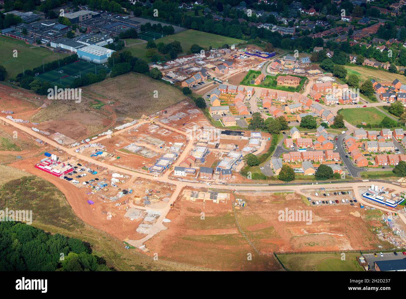 Aerial Image of Edwalton in Nottingham Nottinghamshire England UK Stock