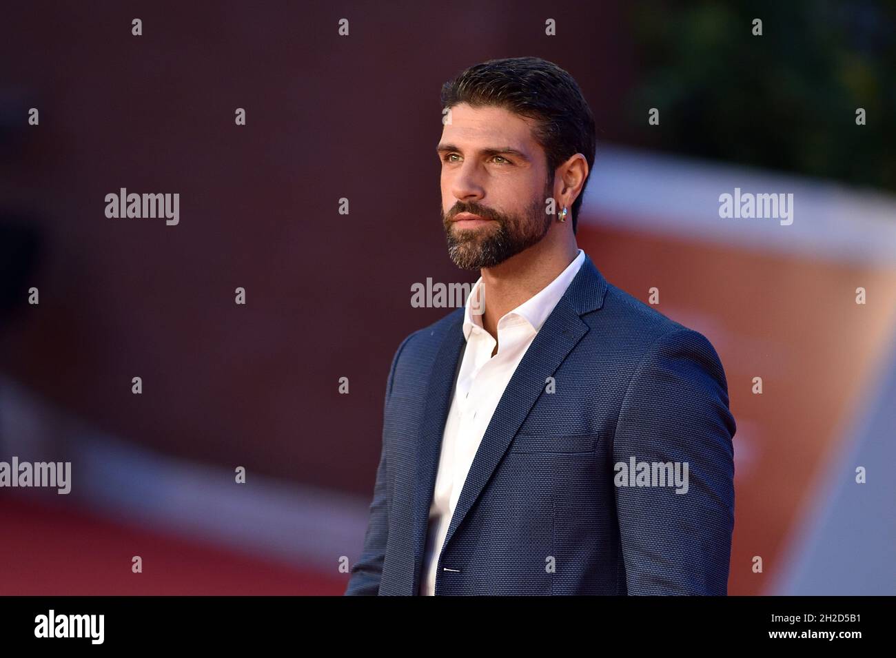 Miriam Galanti walks the red carpet ahead of the 'Notti Magiche' screening  during the 13th Rome Film Fest (Photo by Barbara Como / Pacific Press Stock  Photo - Alamy