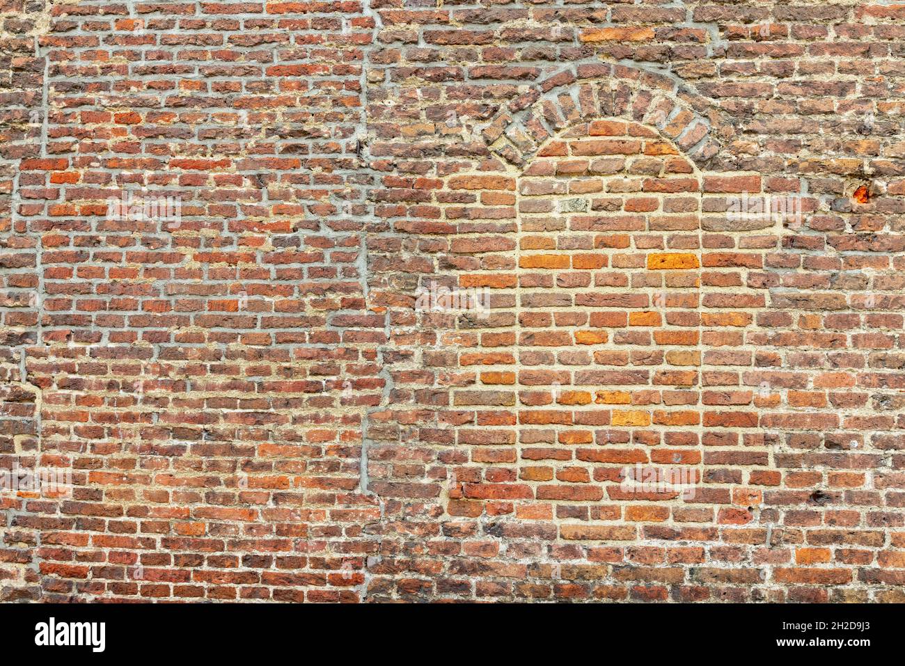 picture of an old brick wall for background texture Stock Photo - Alamy