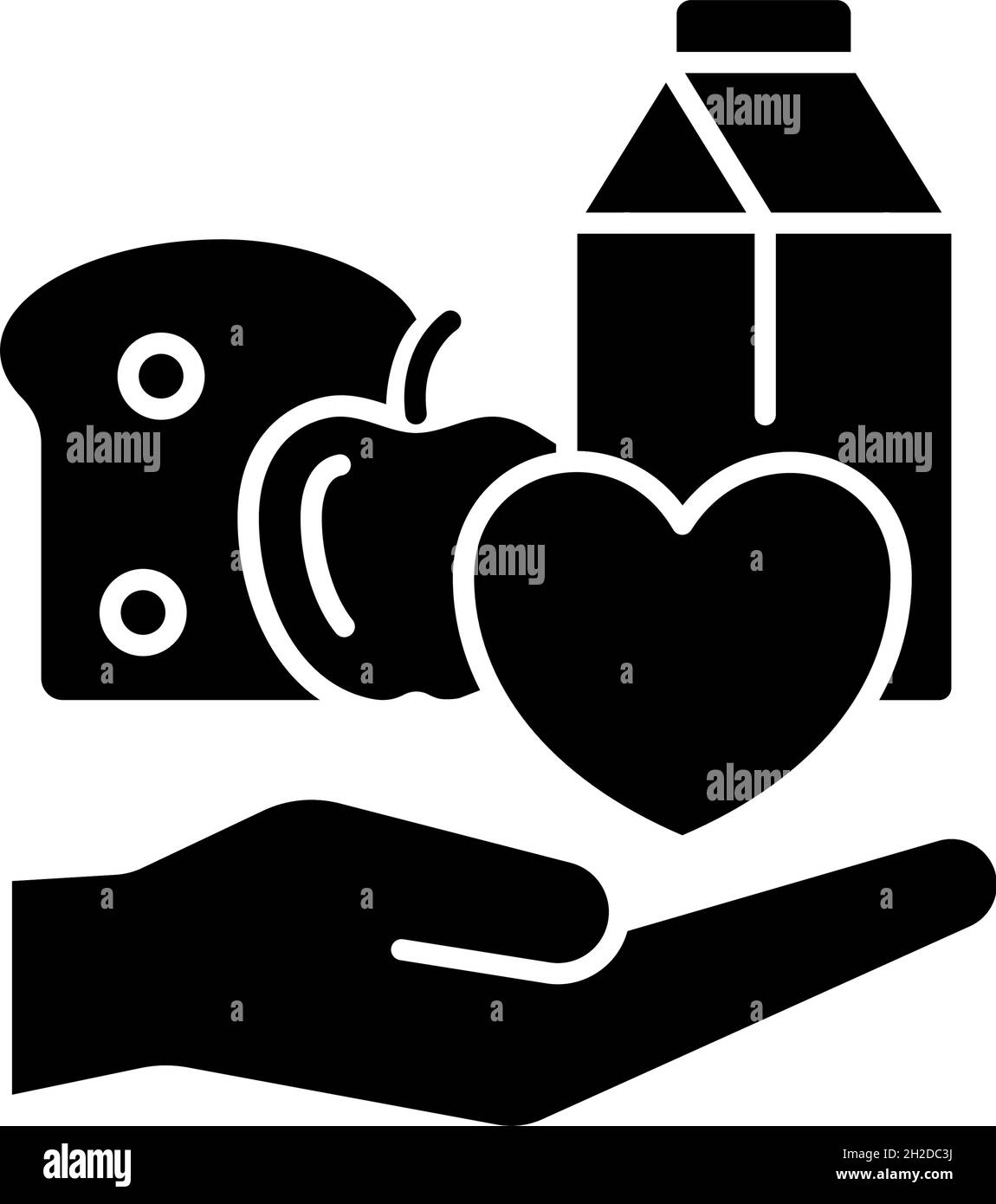 Food donation Black and White Stock Photos & Images - Alamy
