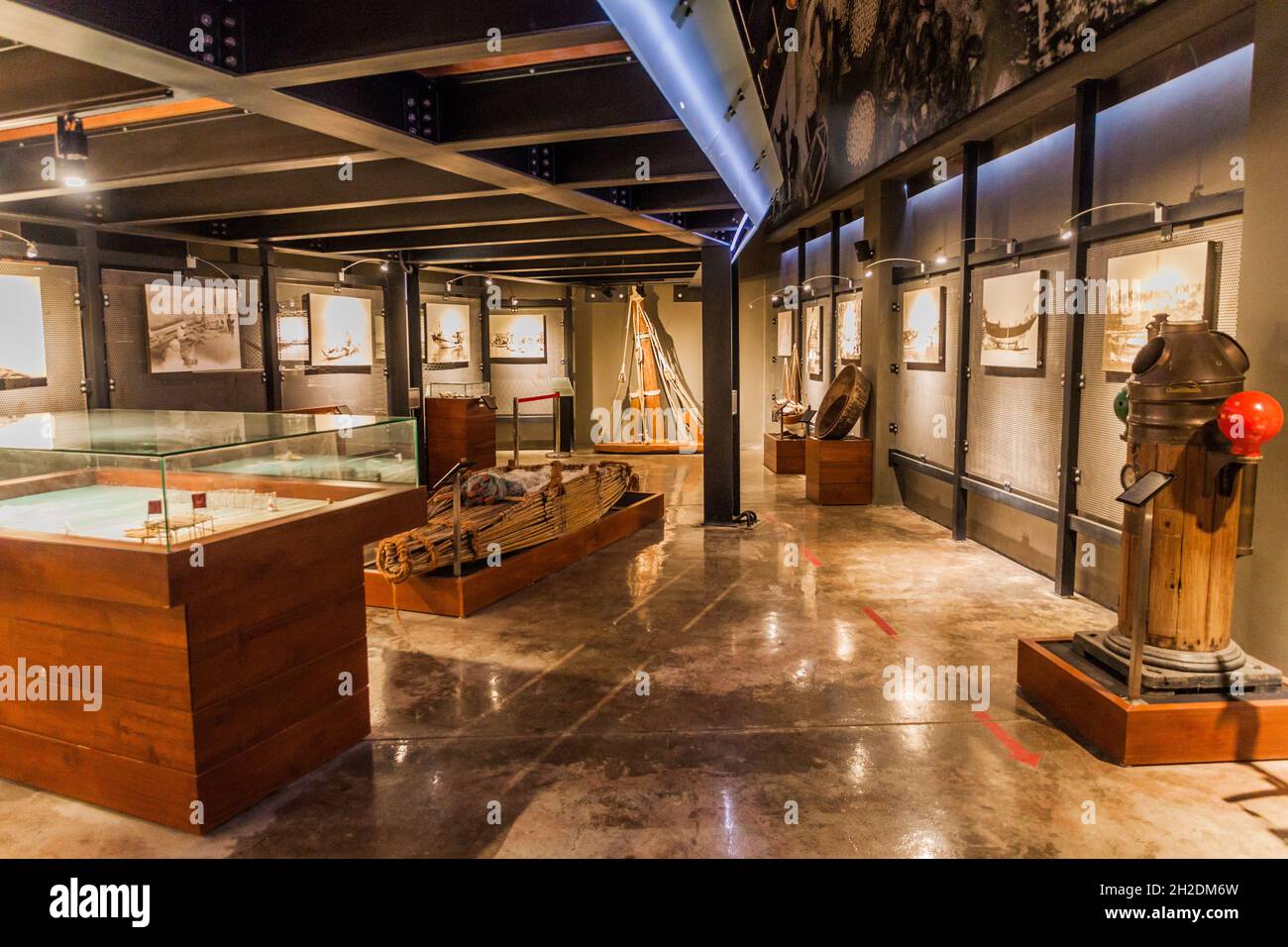 KUWAIT CITY, KUWAIT MARCH 18, 2017 Interior of Kuwaiti Maritime