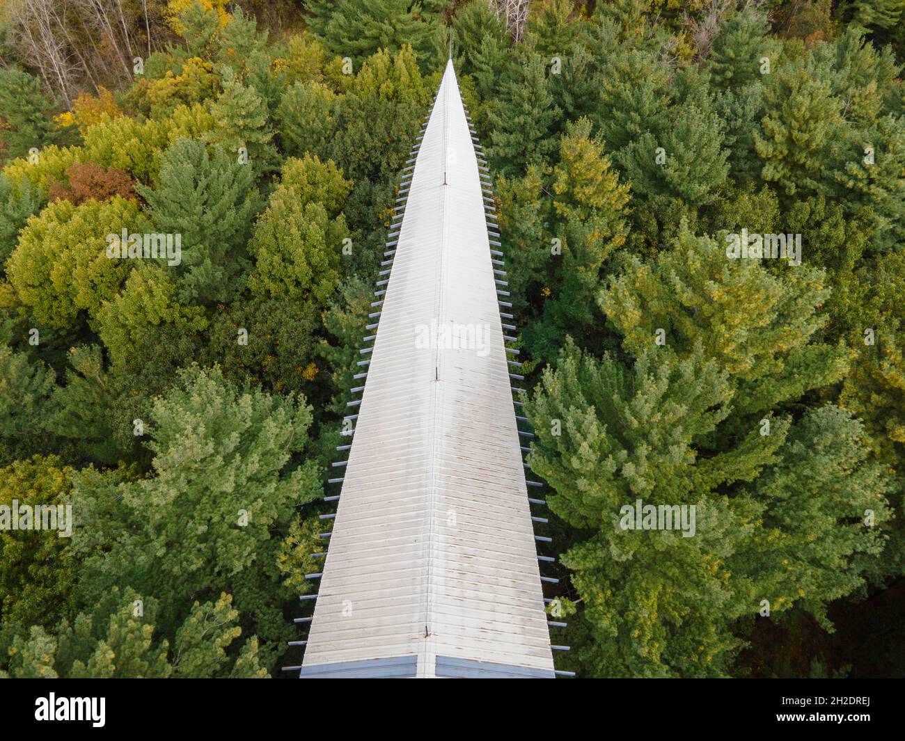 Aerial photogrpah of the House on the Rock, a tourist attraction in