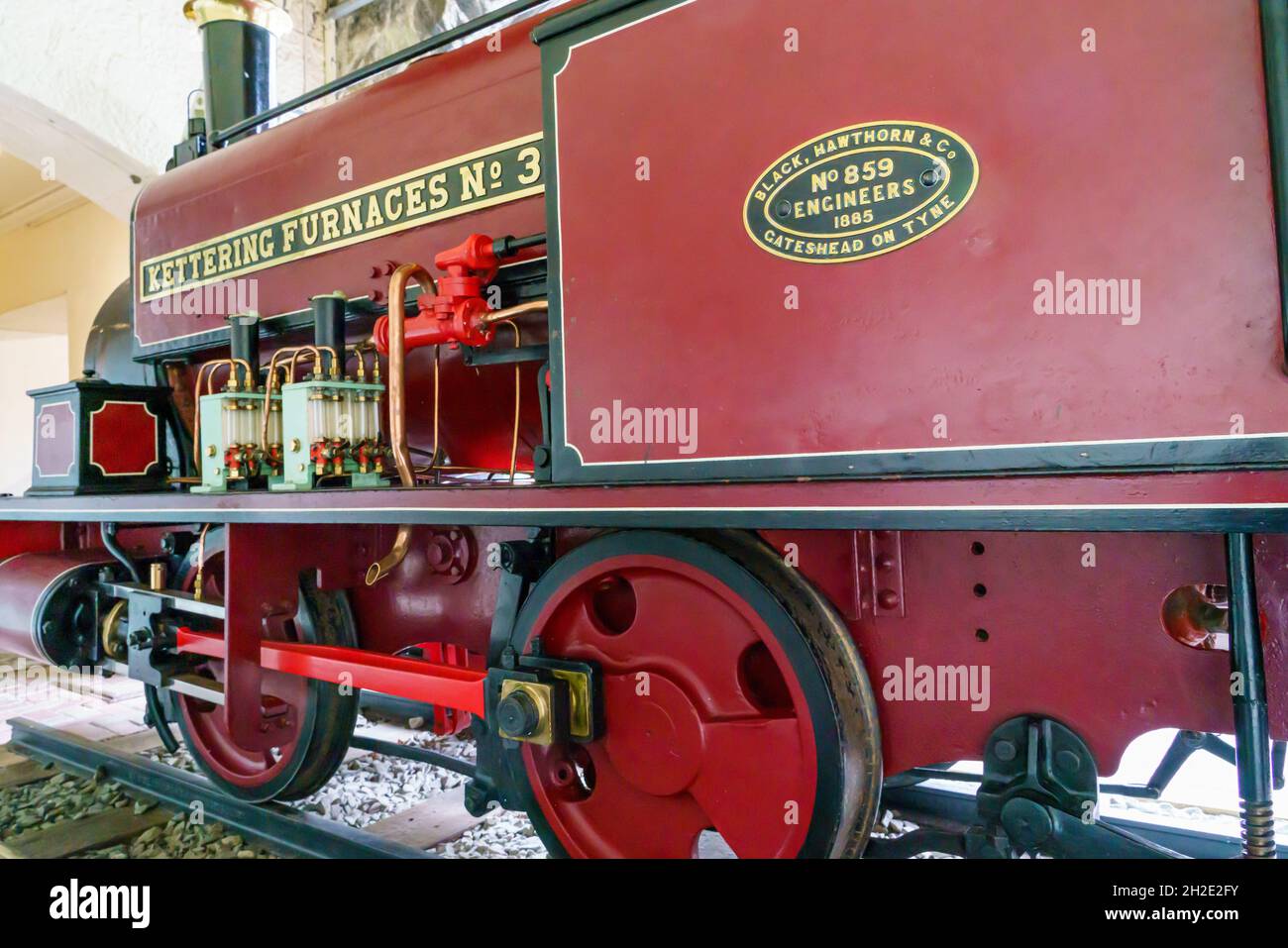 Kettering Furnaces No. 3, an industrial locomotive engine on display at ...
