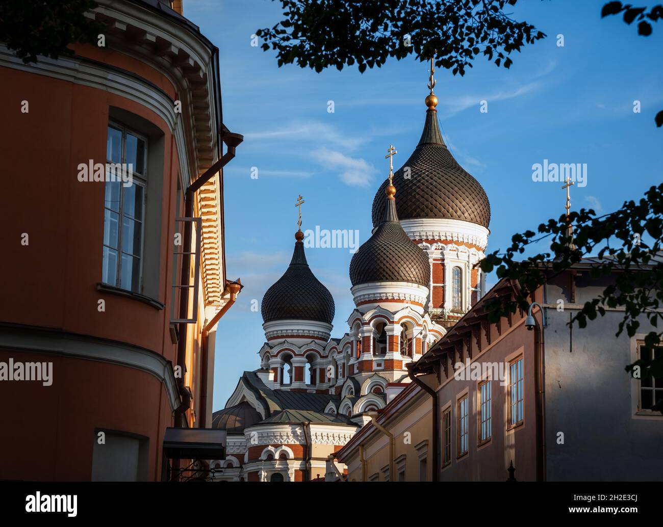 Alexander Nevsky Cathedral - Tallinn, Estonia Stock Photo