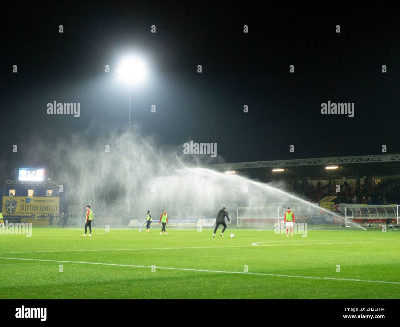 Sutton United Football Club Stock Photo Alamy