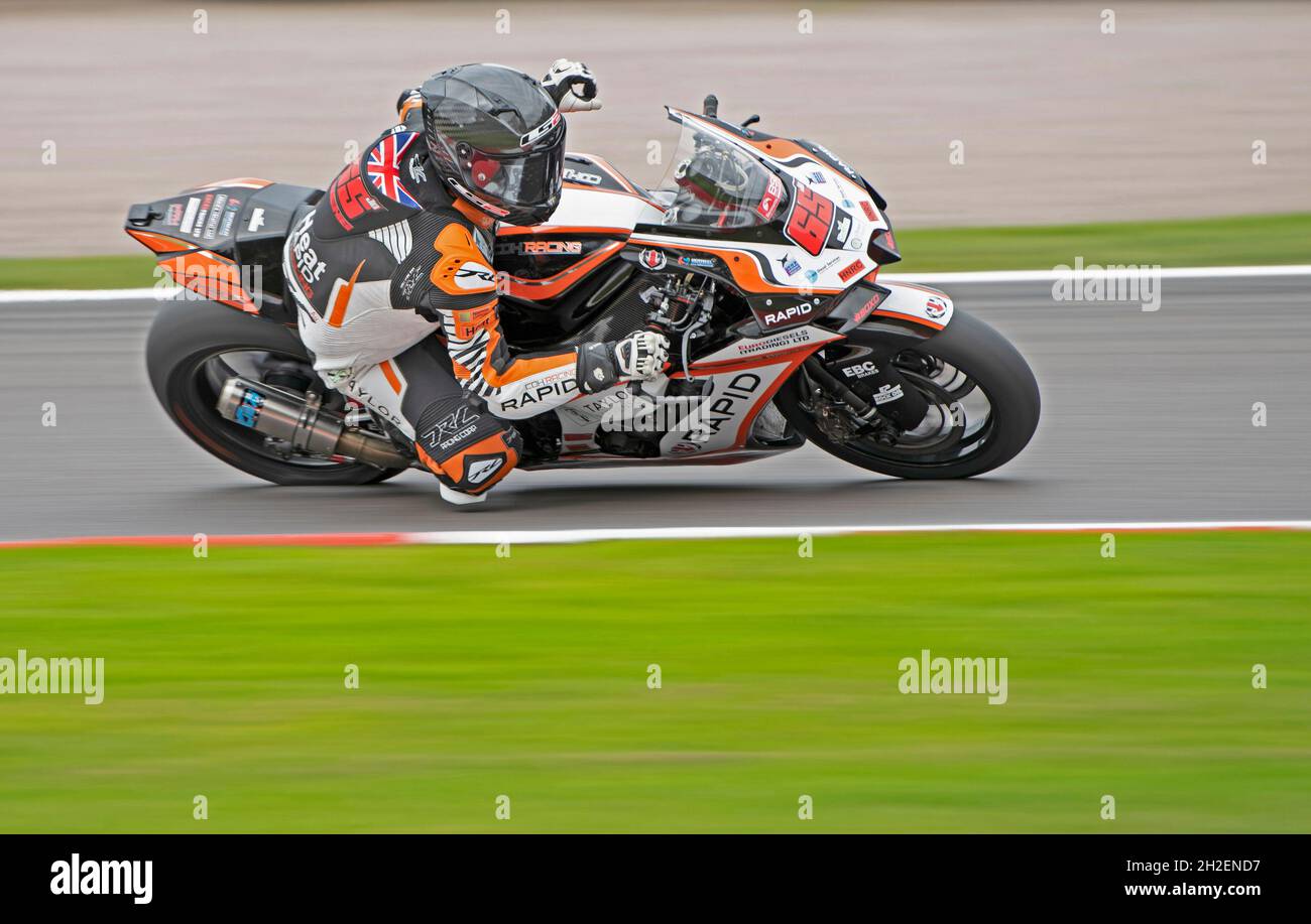 Bennetts British Superbikes, 65, Josh Owens, Rapid CDH Racing Kawasaki Stock Photo