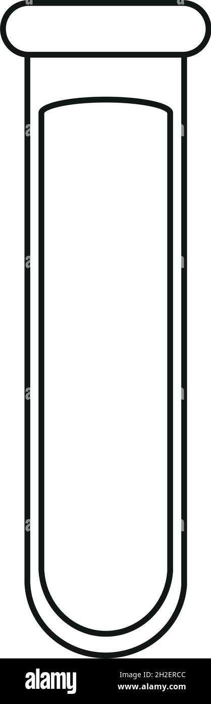 test tube icon on white background Stock Vector Image & Art - Alamy