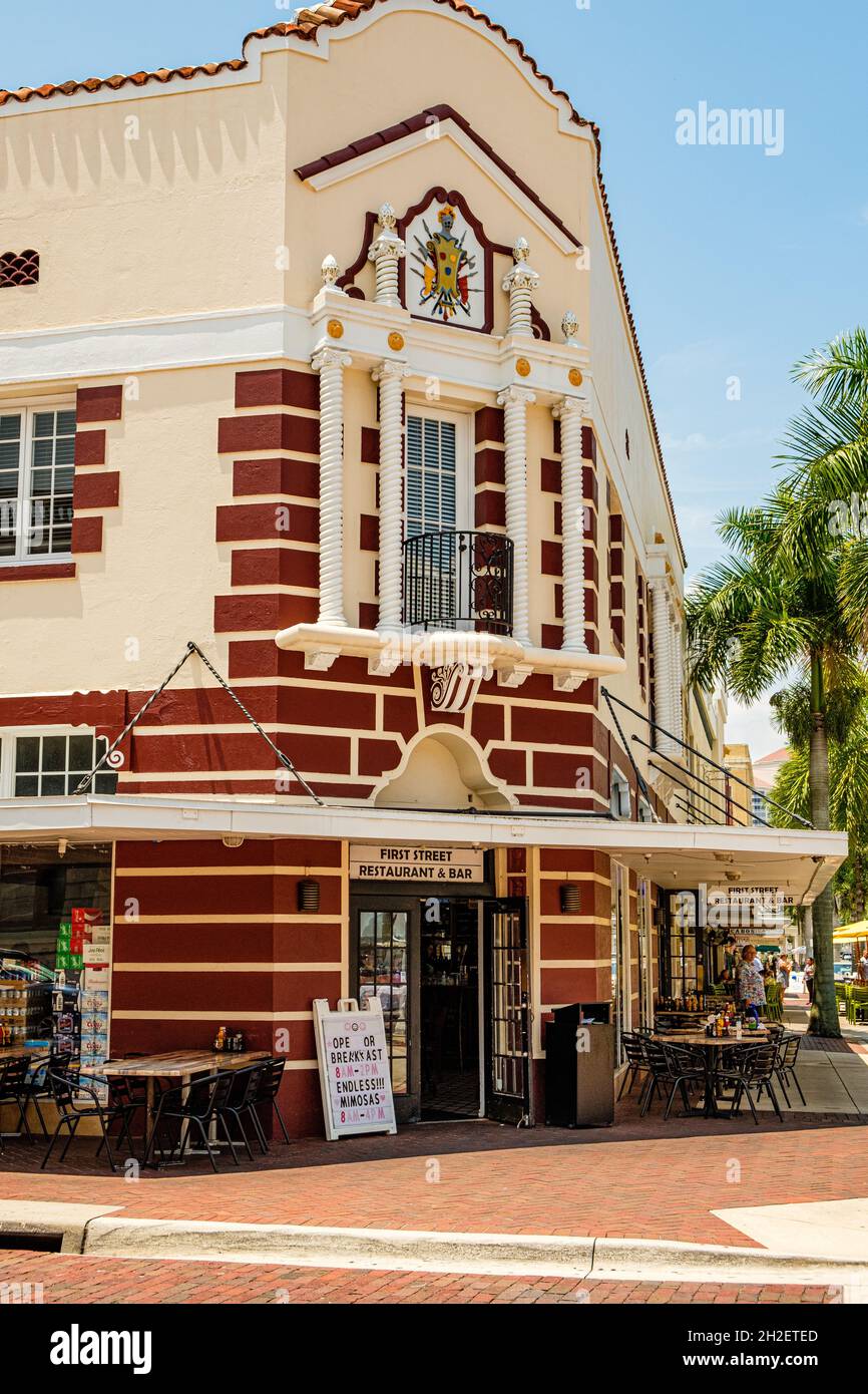 First Street Restaurant and Bar, First Street, Fort Myers, Florida
