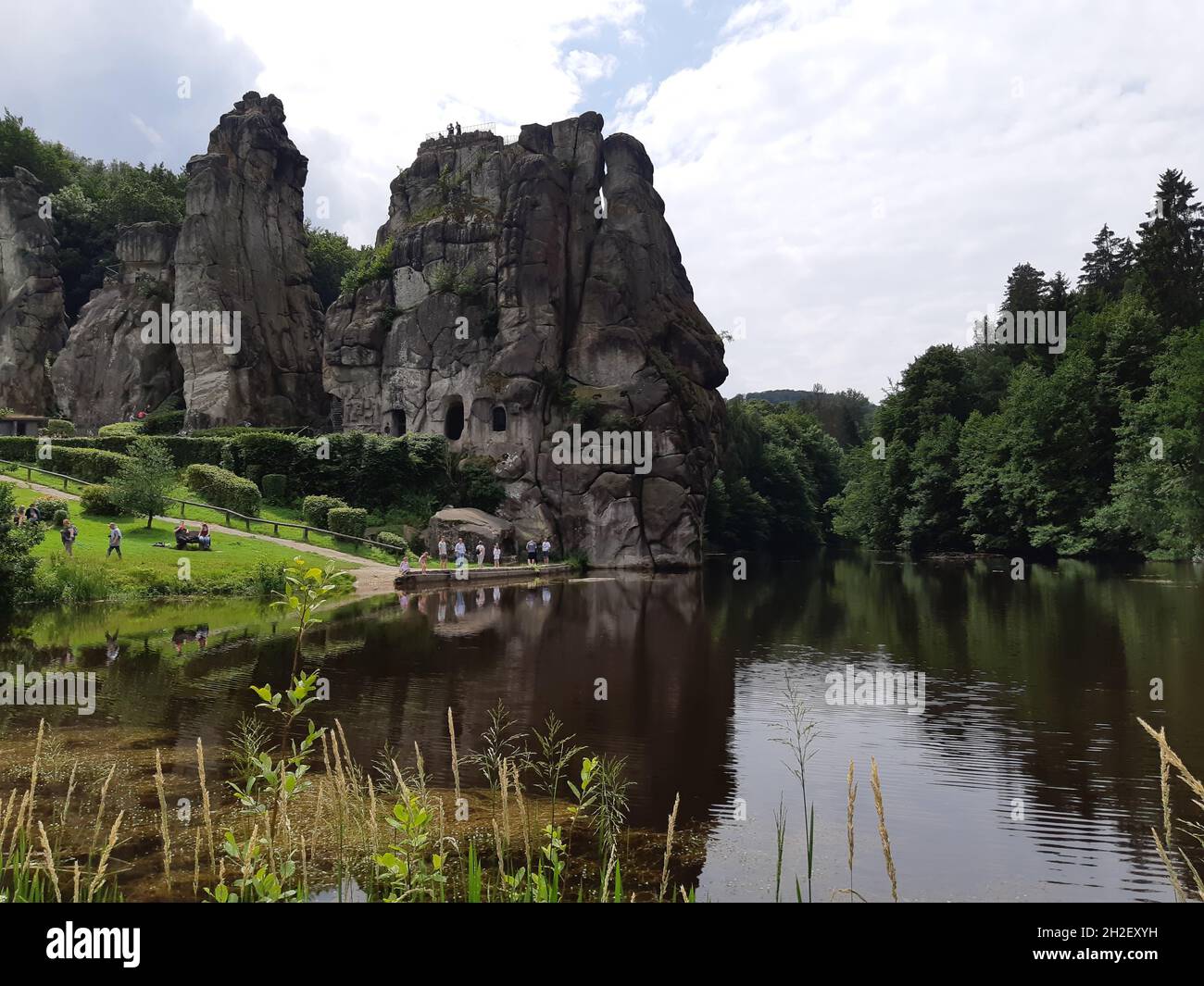Externsteine in Horn BadMeinberg Stock Photo Alamy