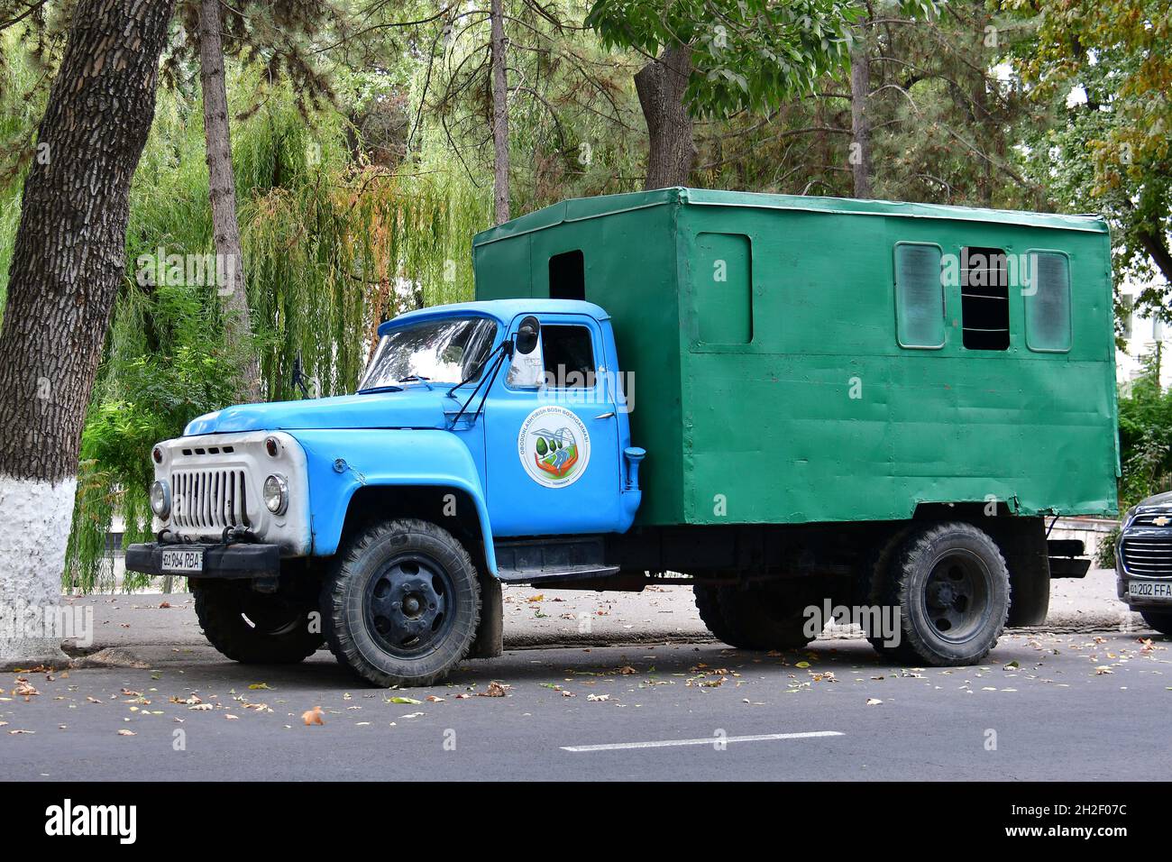 Zil truck, Tashkent, Uzbekistan, Central Asia Stock Photo