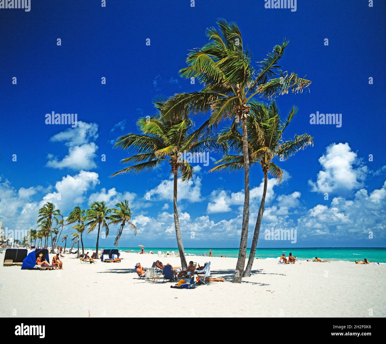 United States. Florida. Miami. Hollywood Beach. Stock Photo