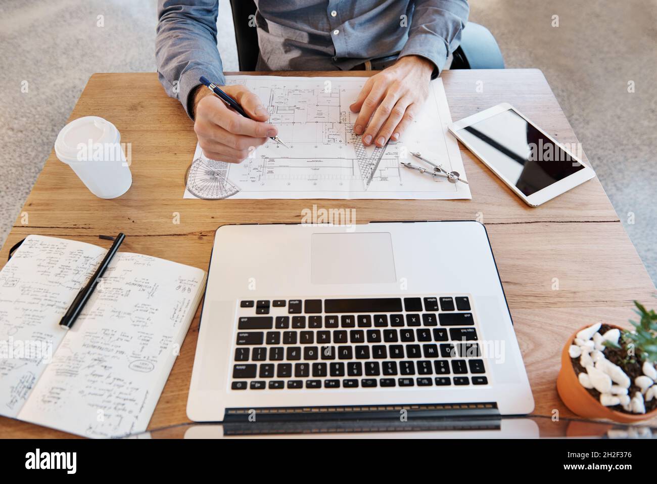 Perfect plans equal perfect results Stock Photo