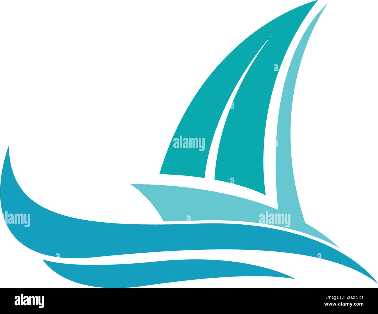 Cruise ship logo icon design template vector illustration Stock Vector