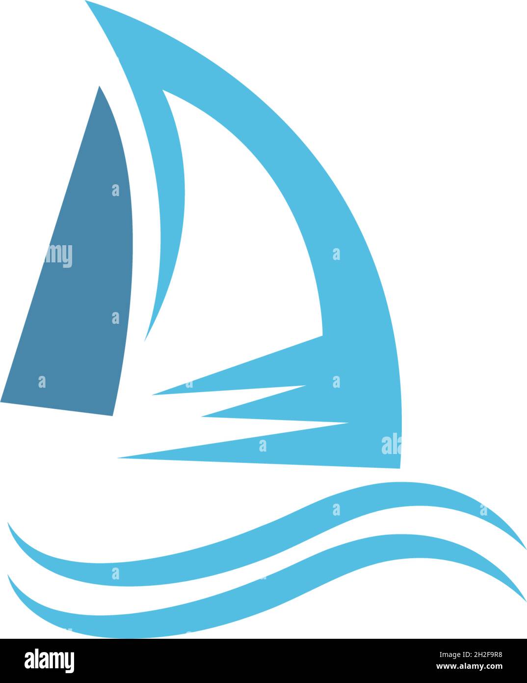 Cruise ship logo icon design template vector illustration Stock Vector