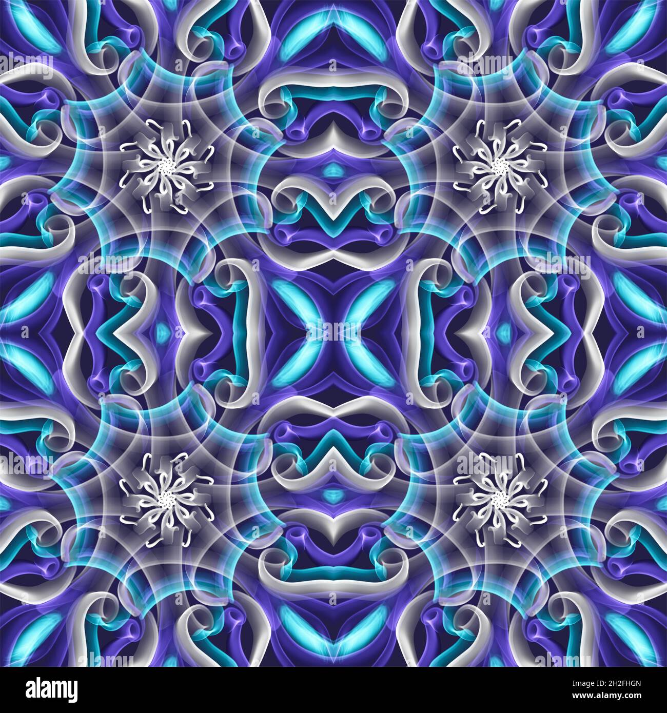 Seamless abstract fractal surface pattern design for fabric prints ...