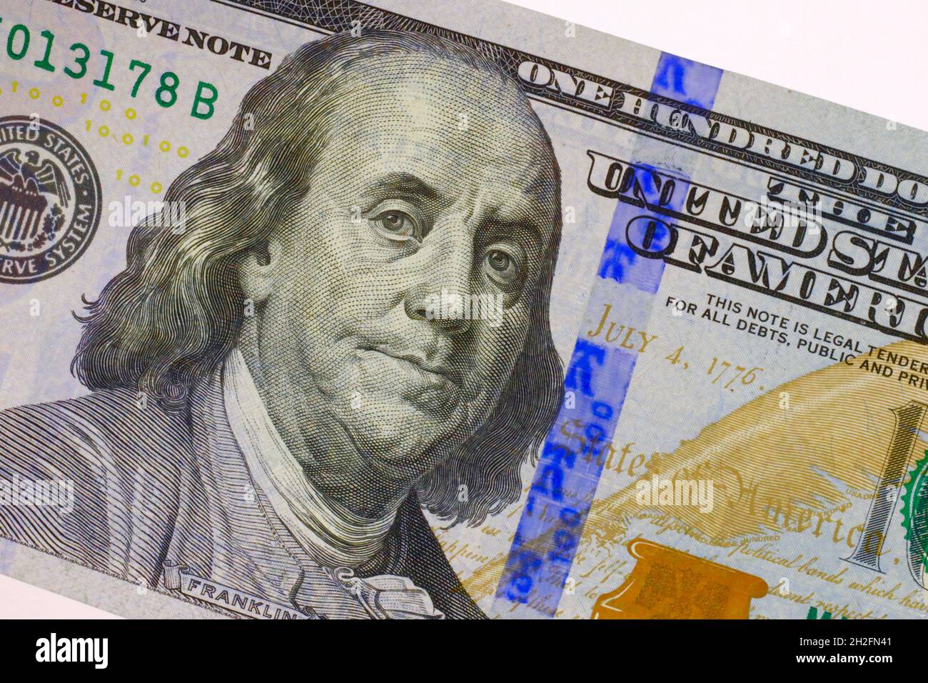 100 dollar bill in hi-res stock photography and images - Alamy
