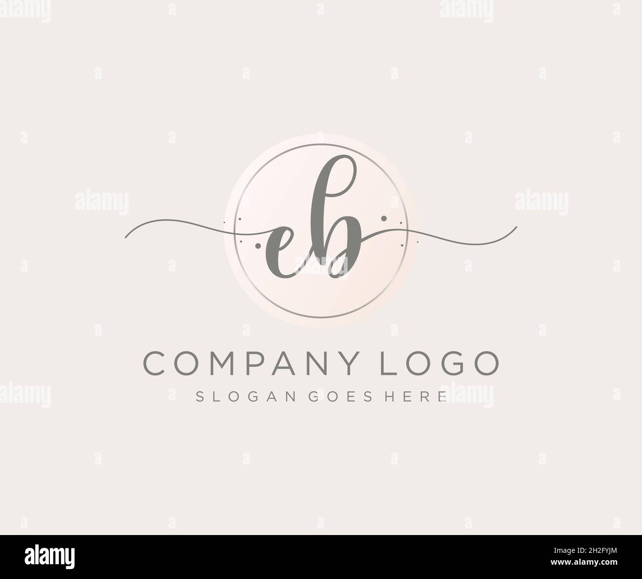 EB glamour monogram on Behance