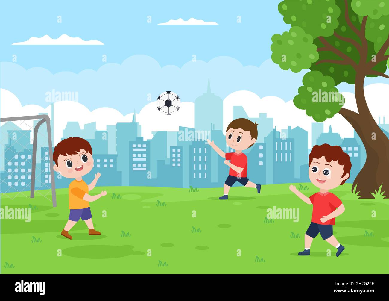 Playing Football with Boys Play Soccer Wear Sports Uniform Various