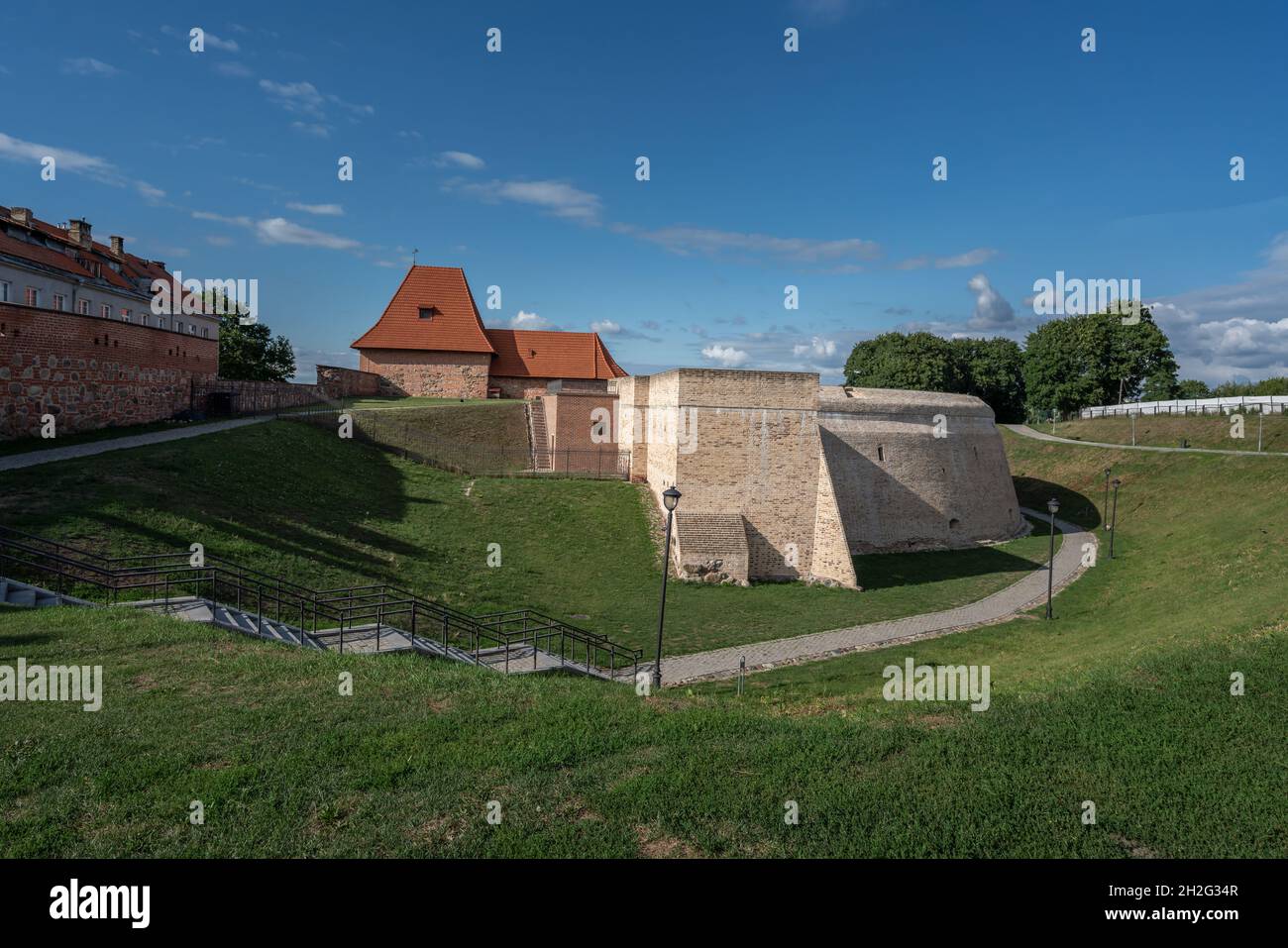 Bastion of Vilnius City Wall - Vilnius, Lithuania Stock Photo