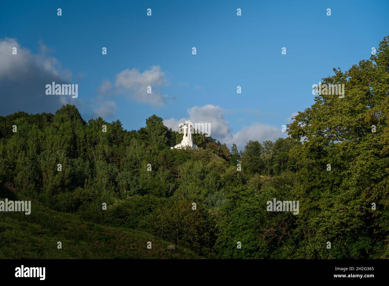 Three Crosses Hill - Vilnius, Lithuania Stock Photo