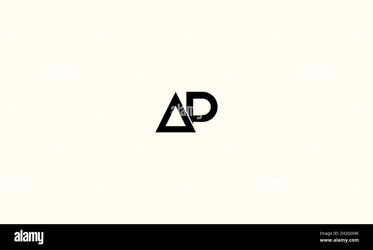 LETTERS AP LOGO DESIGN WITH NEGATIVE SPACE EFFECT FOR ILLUSTRATION USE ...