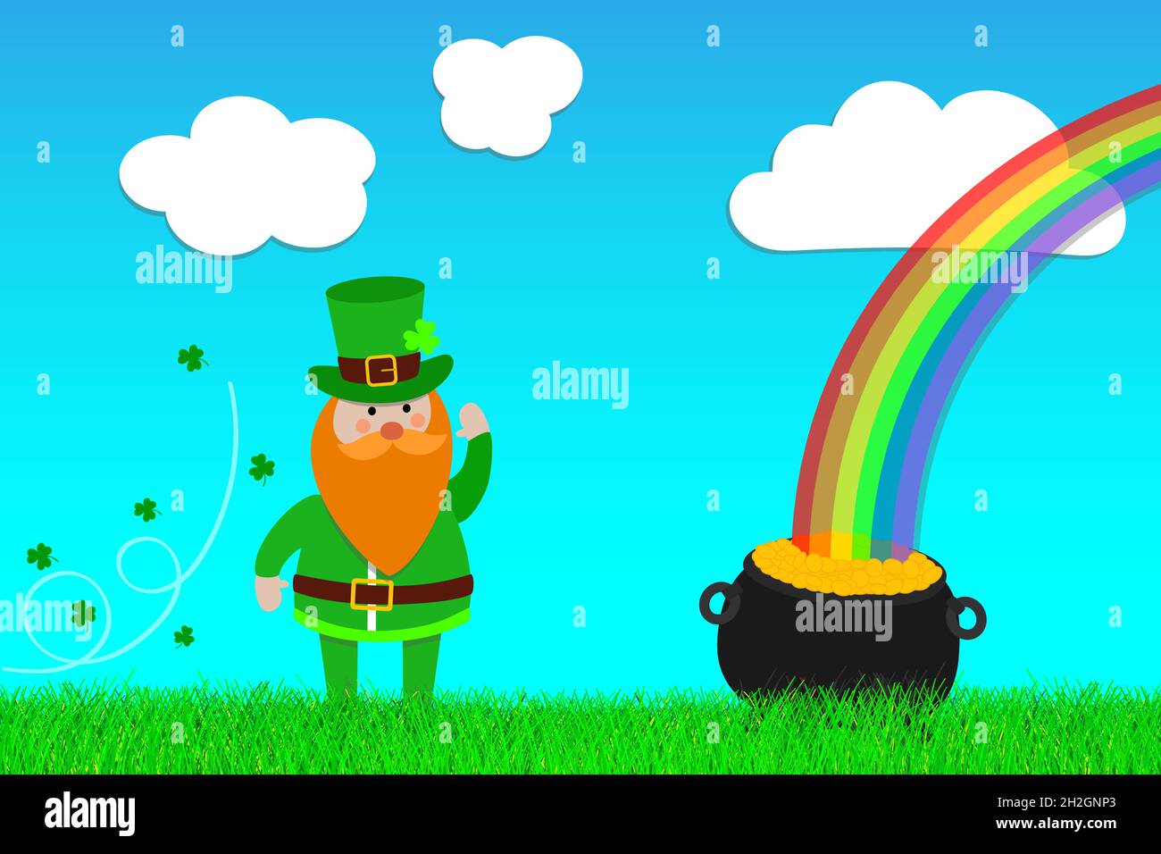 Green energy nature picture vector illustration Stock Vector Image ...