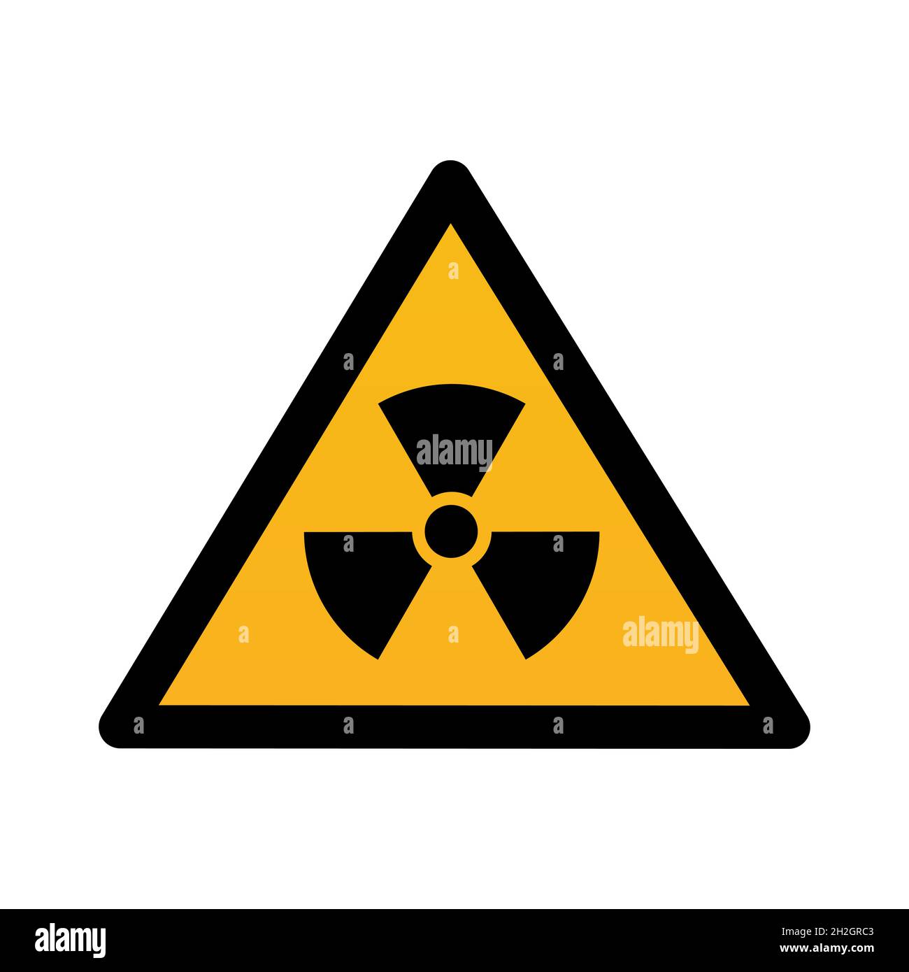 Radioactive contamination symbol vector illustration. Stock Vector