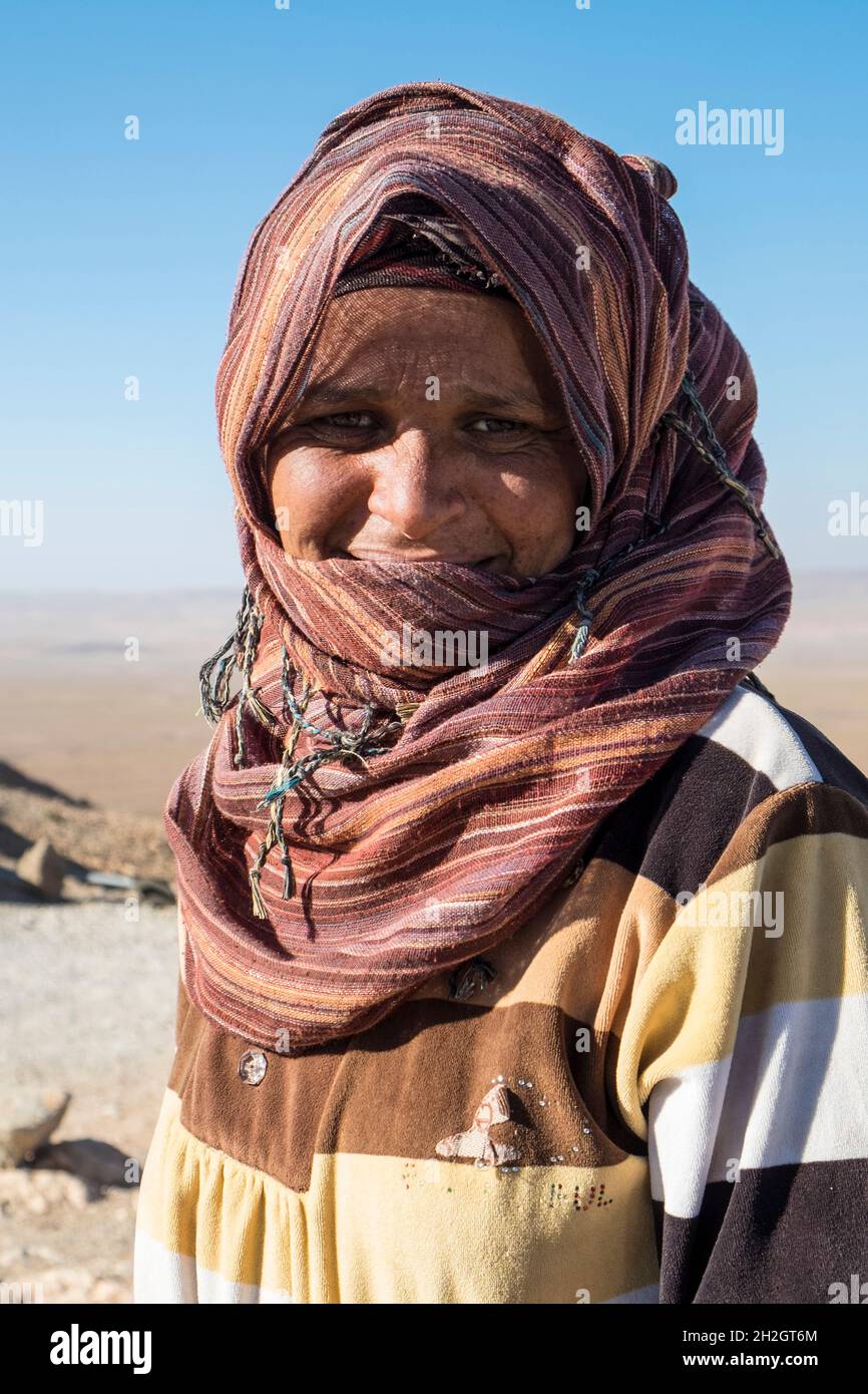 Morocco, Atlas, berber woman Stock Photo