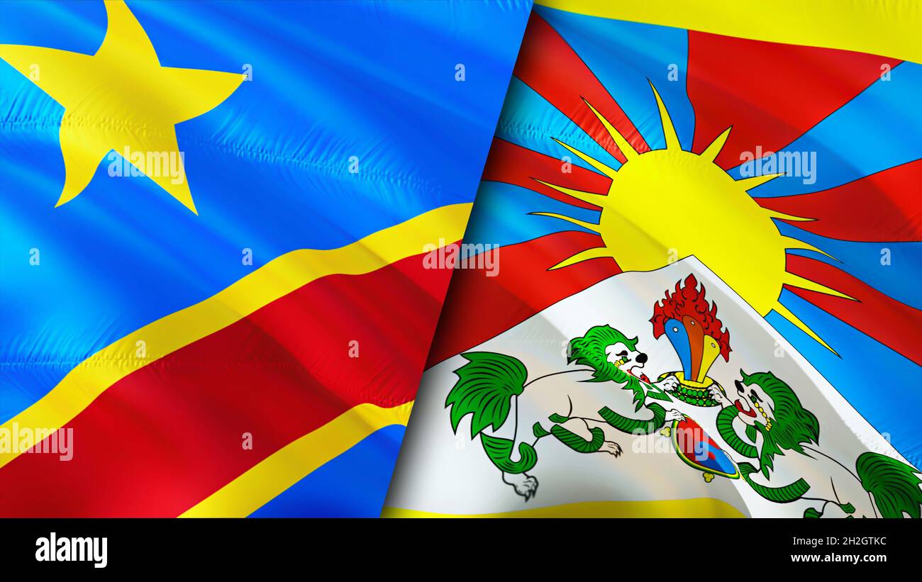 Tibet dr congo flag hi-res stock photography and images - Alamy
