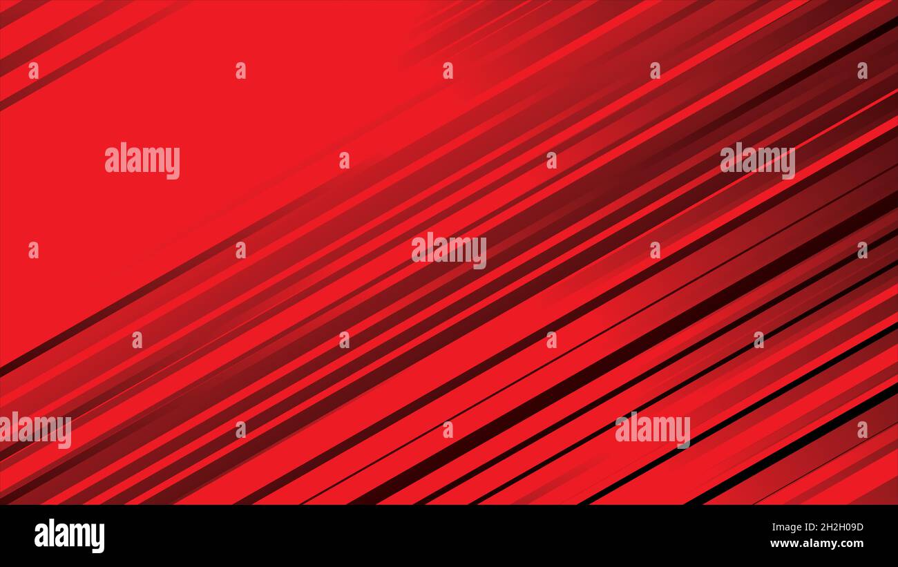Red abstract background for card or banner with lines. illustration ...