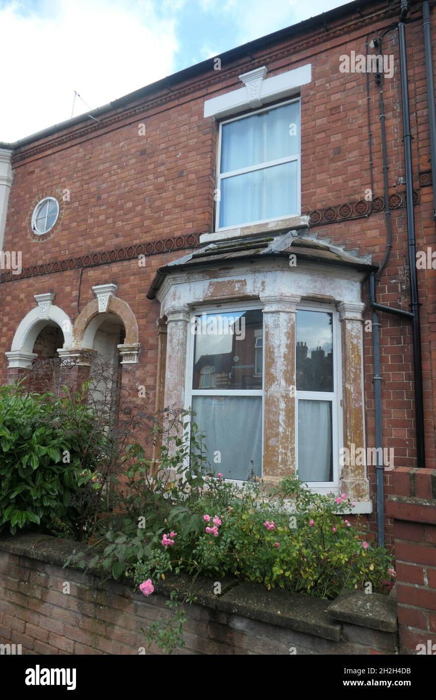 Old Victorian Terraced house Wolverton Milton Keynes UK Stock Photo Alamy