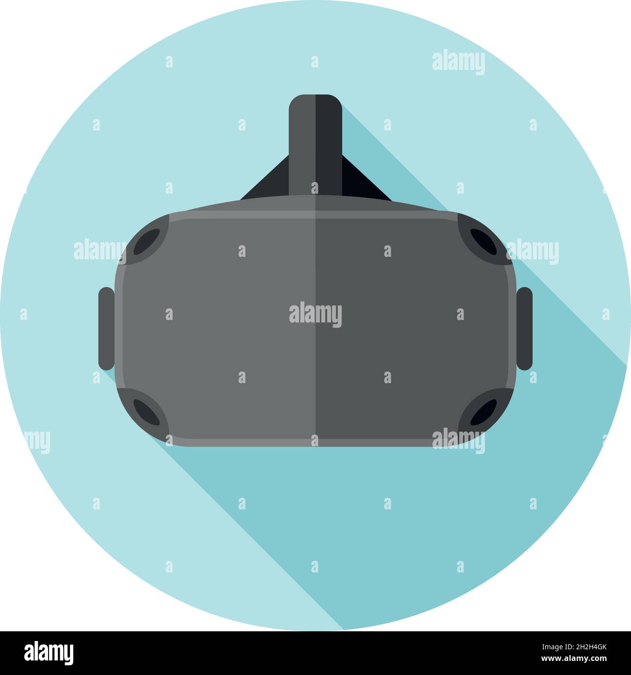 Vector flat design icon Virtual Reality Glasses Stock Vector Image ...