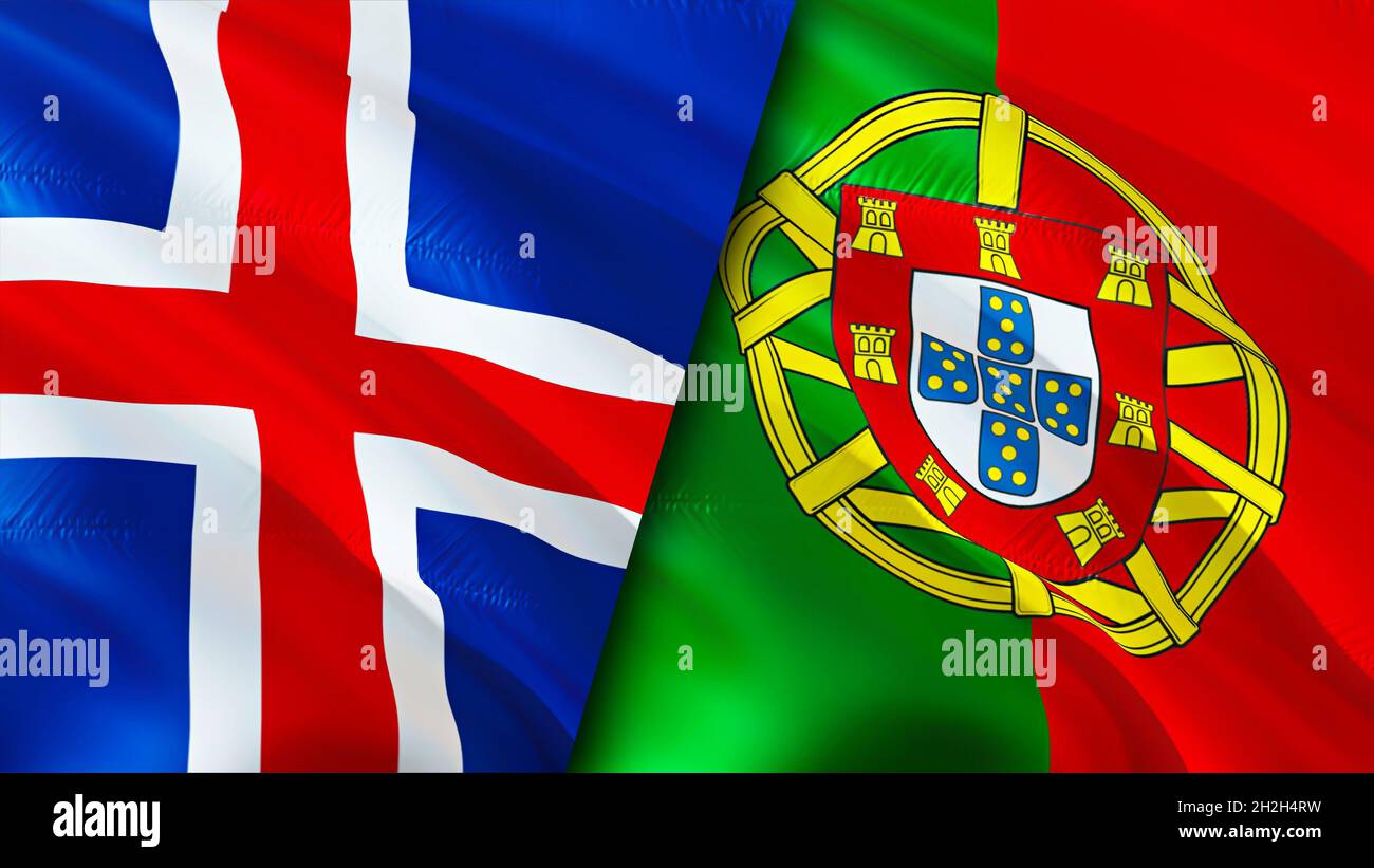 Iceland And Slovakia Portugal 3d Waving Flag Design Slovakia Iceland Flag Picture Wallpaper Iceland Vs Slovakia Image 3d Rendering Iceland Slova Stock Photo Alamy