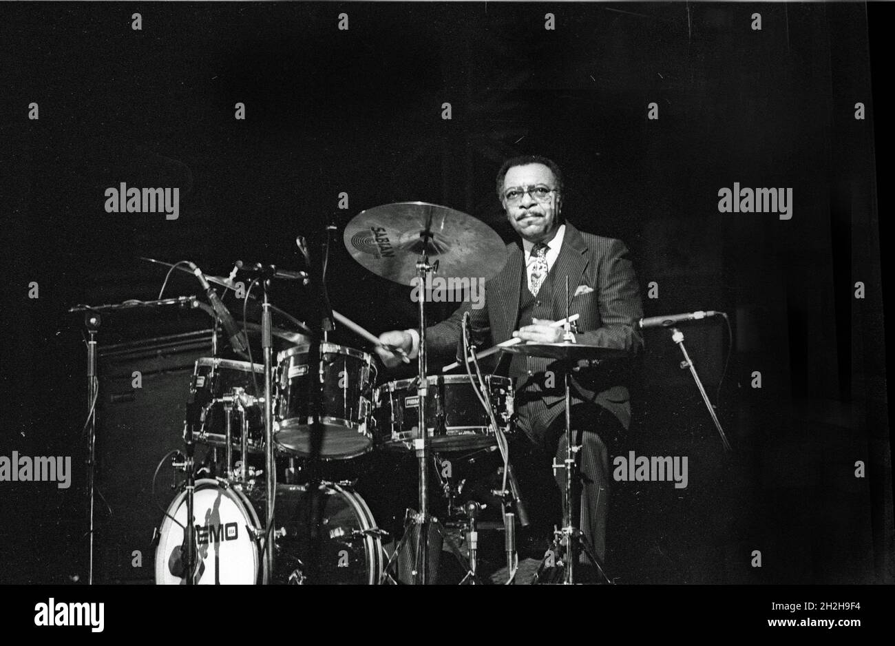 Grady Tate, Philip Morris Jazz. Festival. Dominion Theatre. London, Nov 1985. Stock Photo