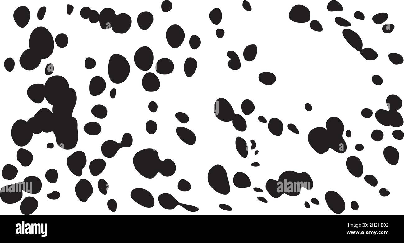 Dalmatians spots background vector illustration Stock Vector
