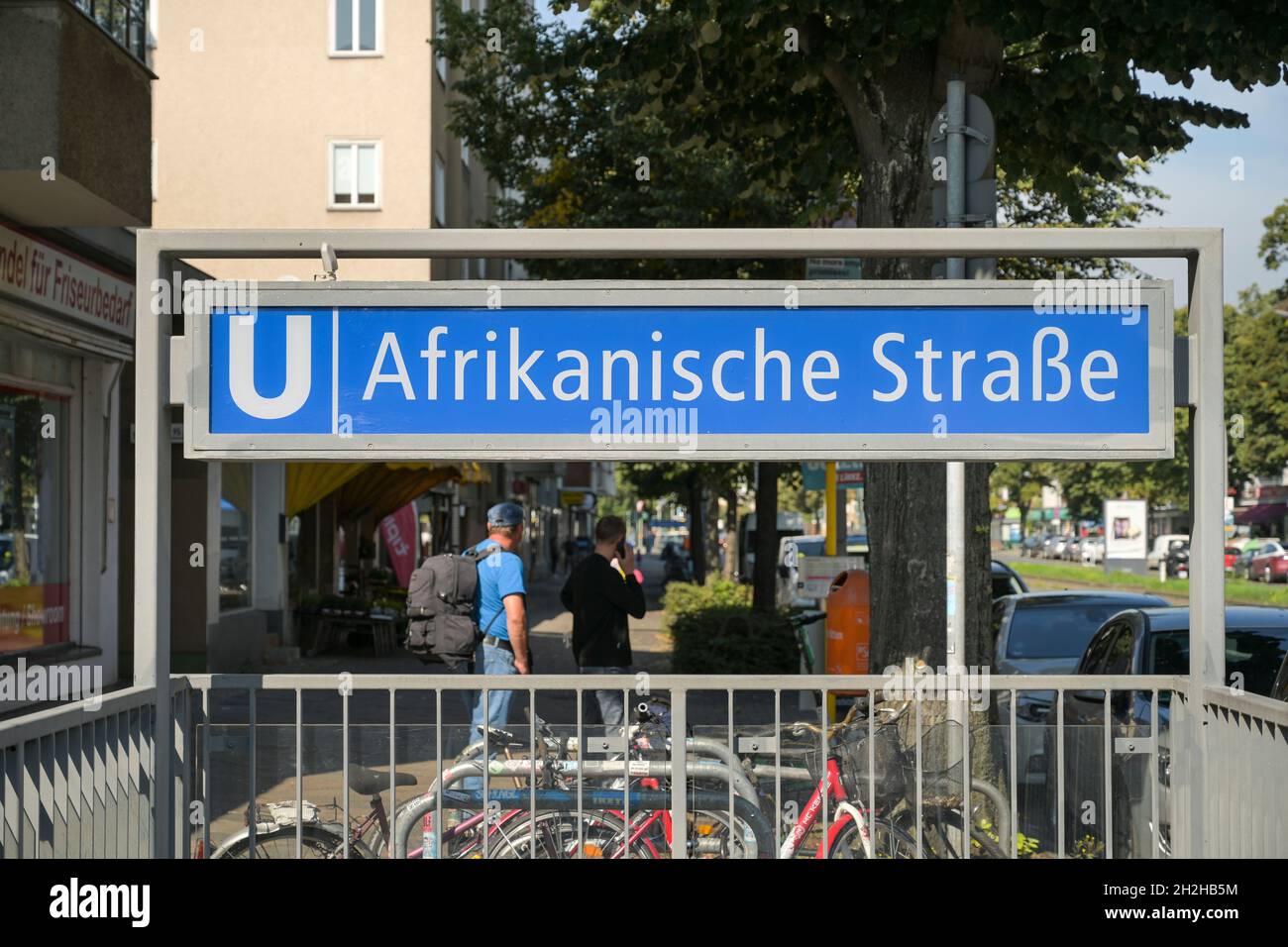 U-Bahnhof Afrikanische Straße, Wedding, Mitte, Berlin, Deutschland Stock Photo