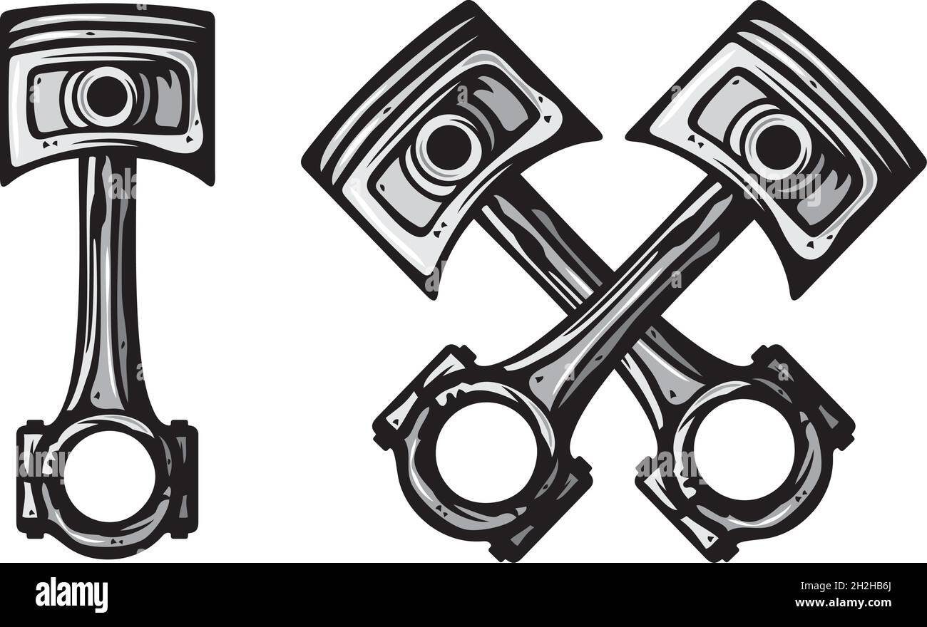 Engine pistons vector illustration Stock Vector Image & Art Alamy
