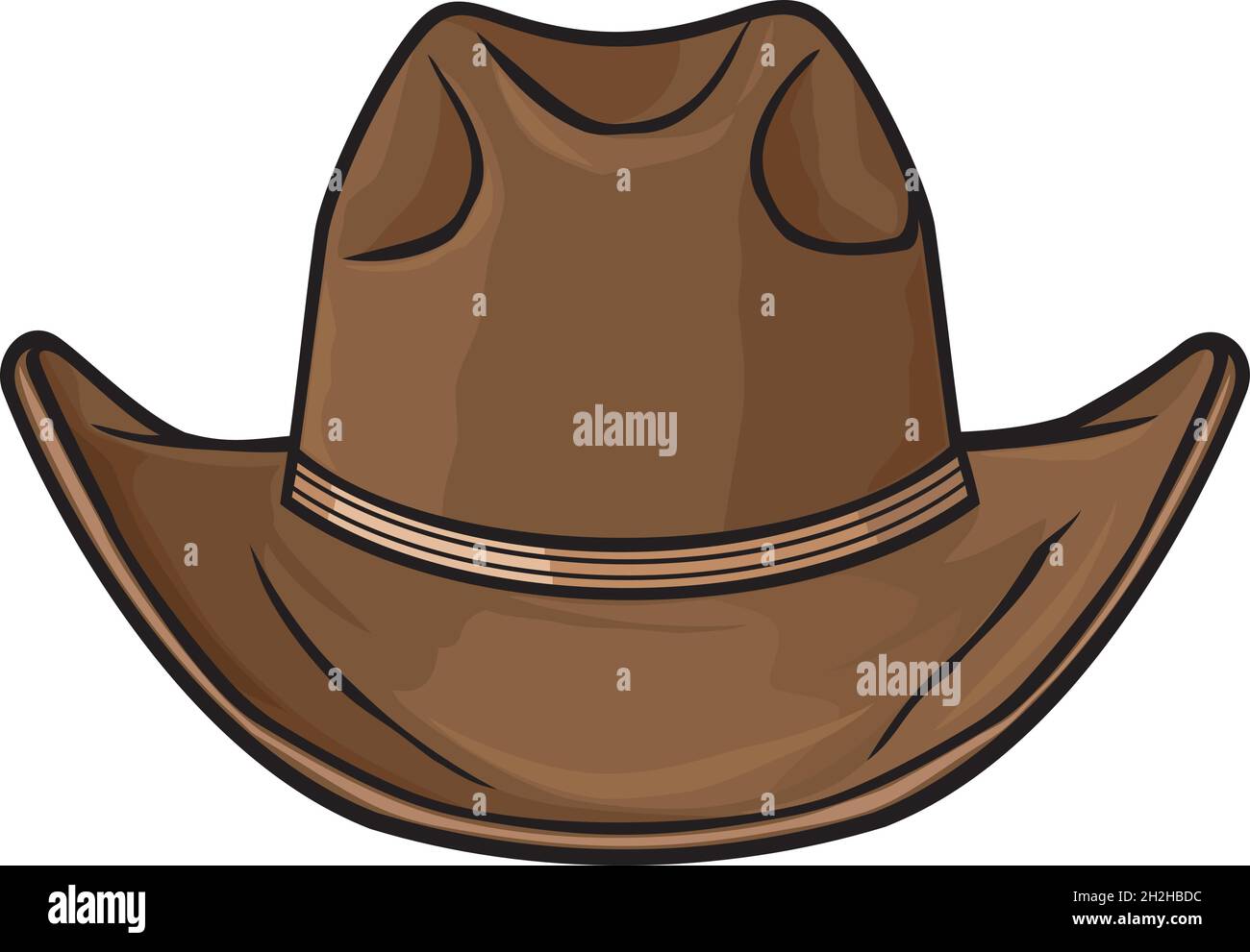 Cowboy hat vector hi-res stock photography and images - Alamy