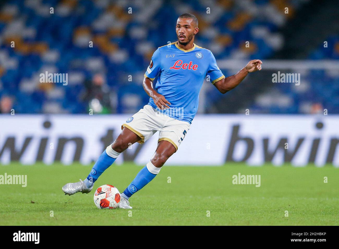Ssc Napoli S Brazilian Defender Juan Jesus During Europa League Match Ssc Napoli Legia Warsaw At The Diego Armando Maradona Stadium Southern Italy On October 21 2021 Stock Photo Alamy