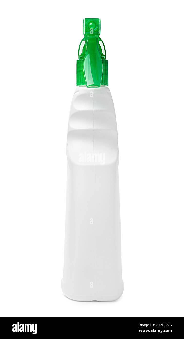 Cleaning spray bottle isolated on white background Stock Photo - Alamy