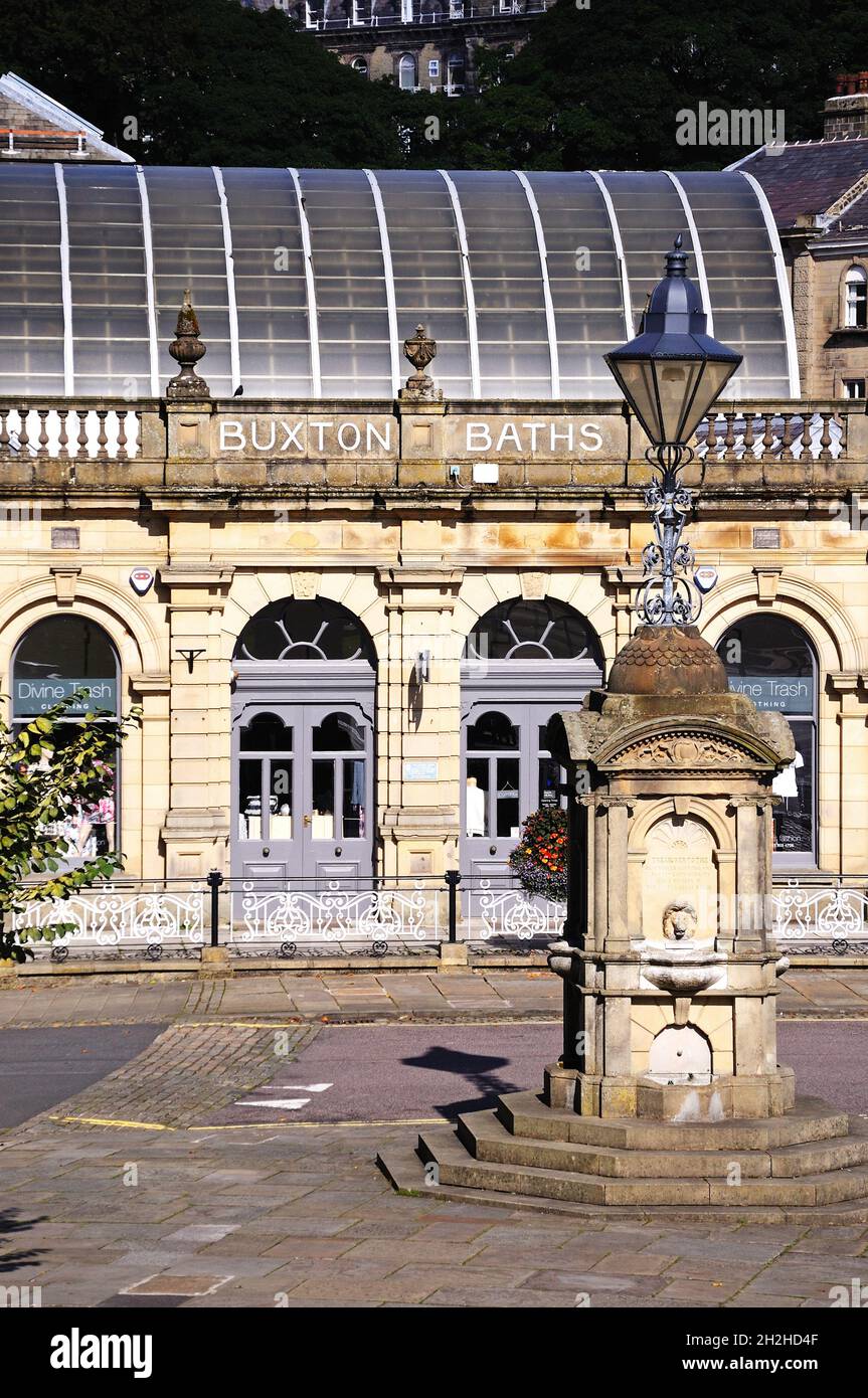 View of the Thermal Baths (now Cavendish shopping arcade) with a