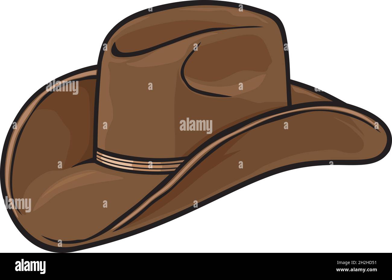 Cowboy hat vector illustration Stock Vector