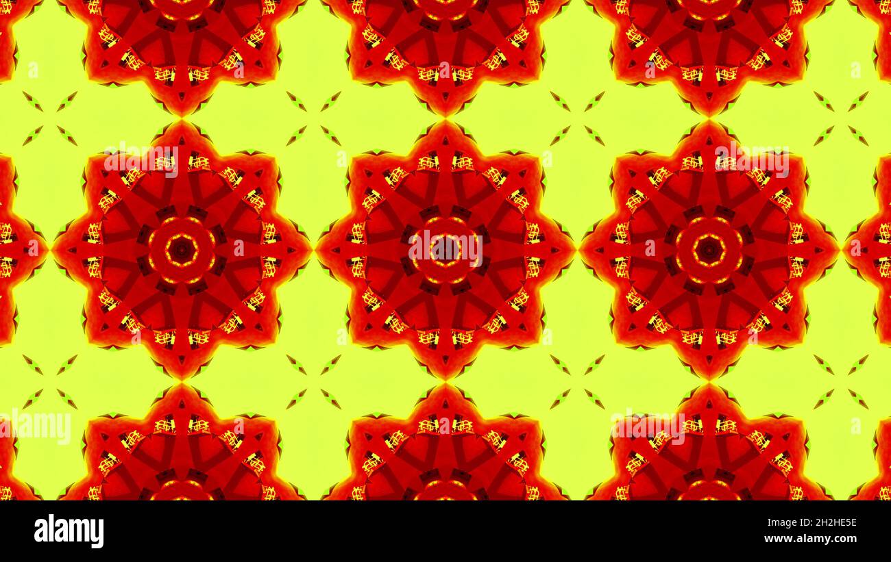 Closeup seamless kaleidoscope pattern hi-res stock photography and ...