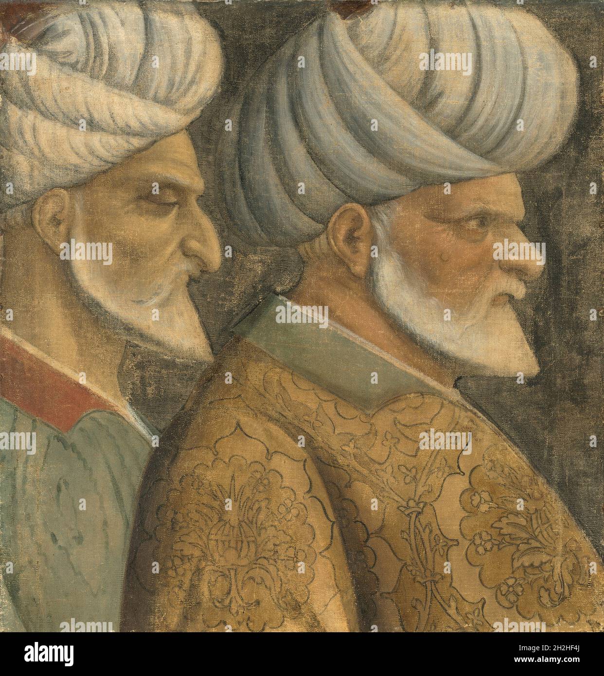 Sinan the Jew and Haireddin Barbarossa, c. 1535. Stock Photo