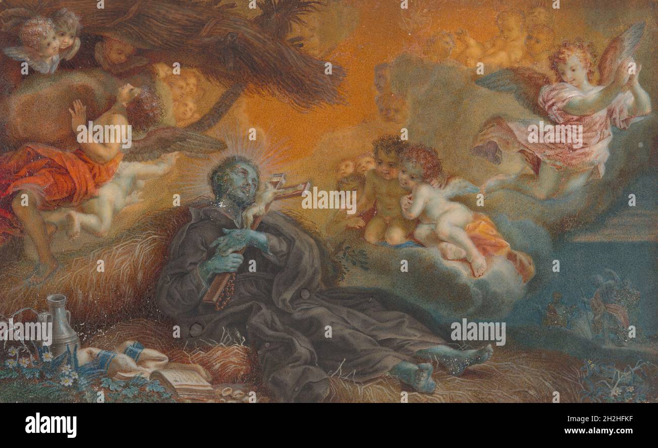 The Death of St. Francis Xavier, c. 1750 Stock Photo Alamy