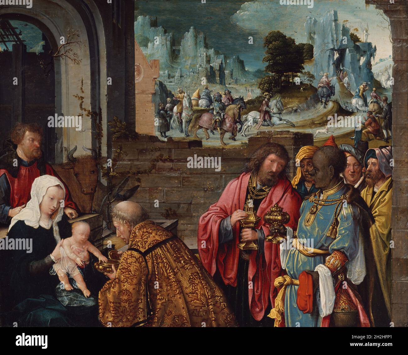 The Adoration of the Magi, 1515/25 Stock Photo - Alamy