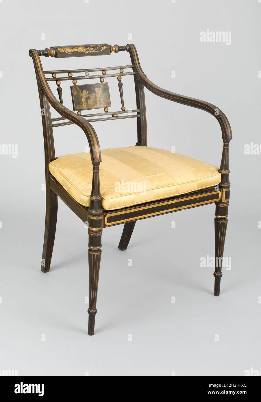 Armchair with Tablet Putti at Vulcan's England, c. 1790/1800